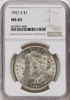1921-S Morgan Dollar NGC MS65