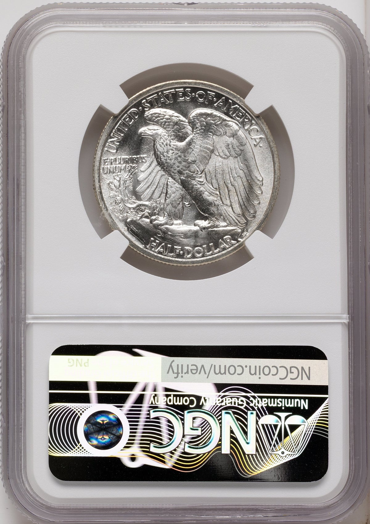 1942-S 50C Walking Liberty Half Dollar NGC MS66