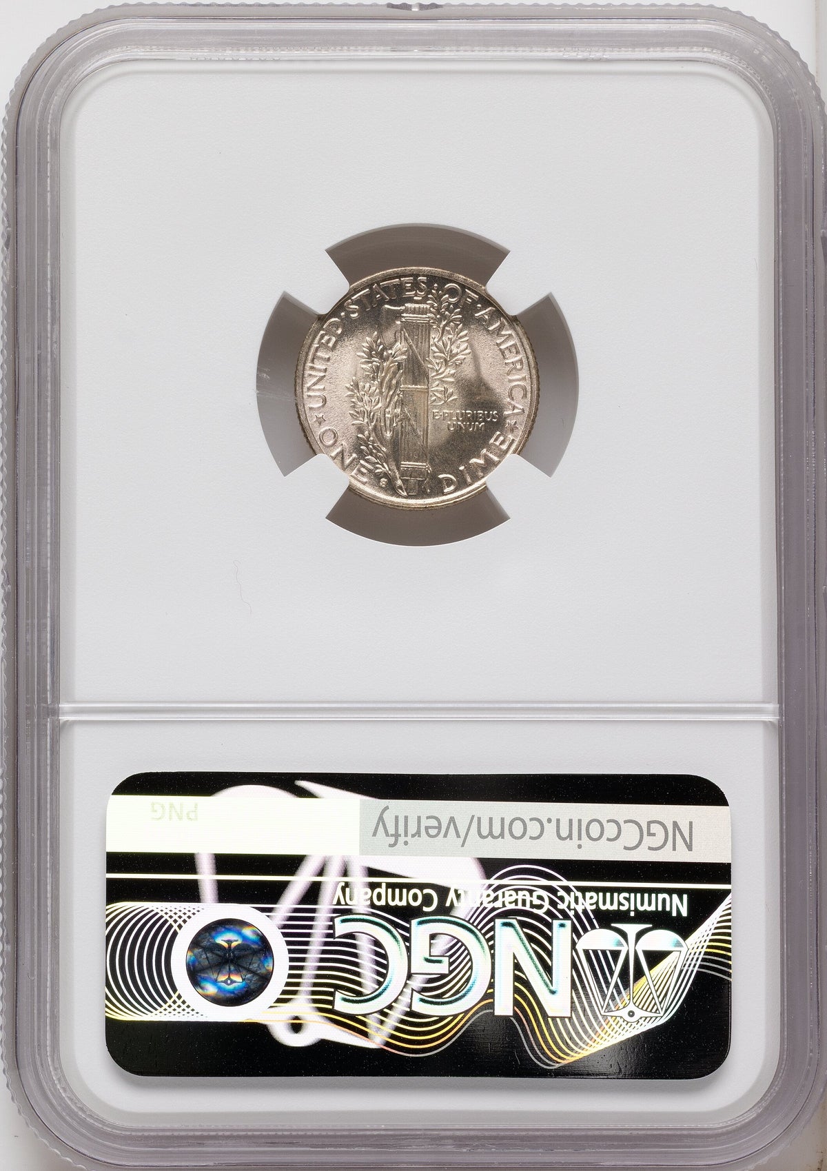 1945-S 10C MICRO S FB Mercury Dime NGC MS66