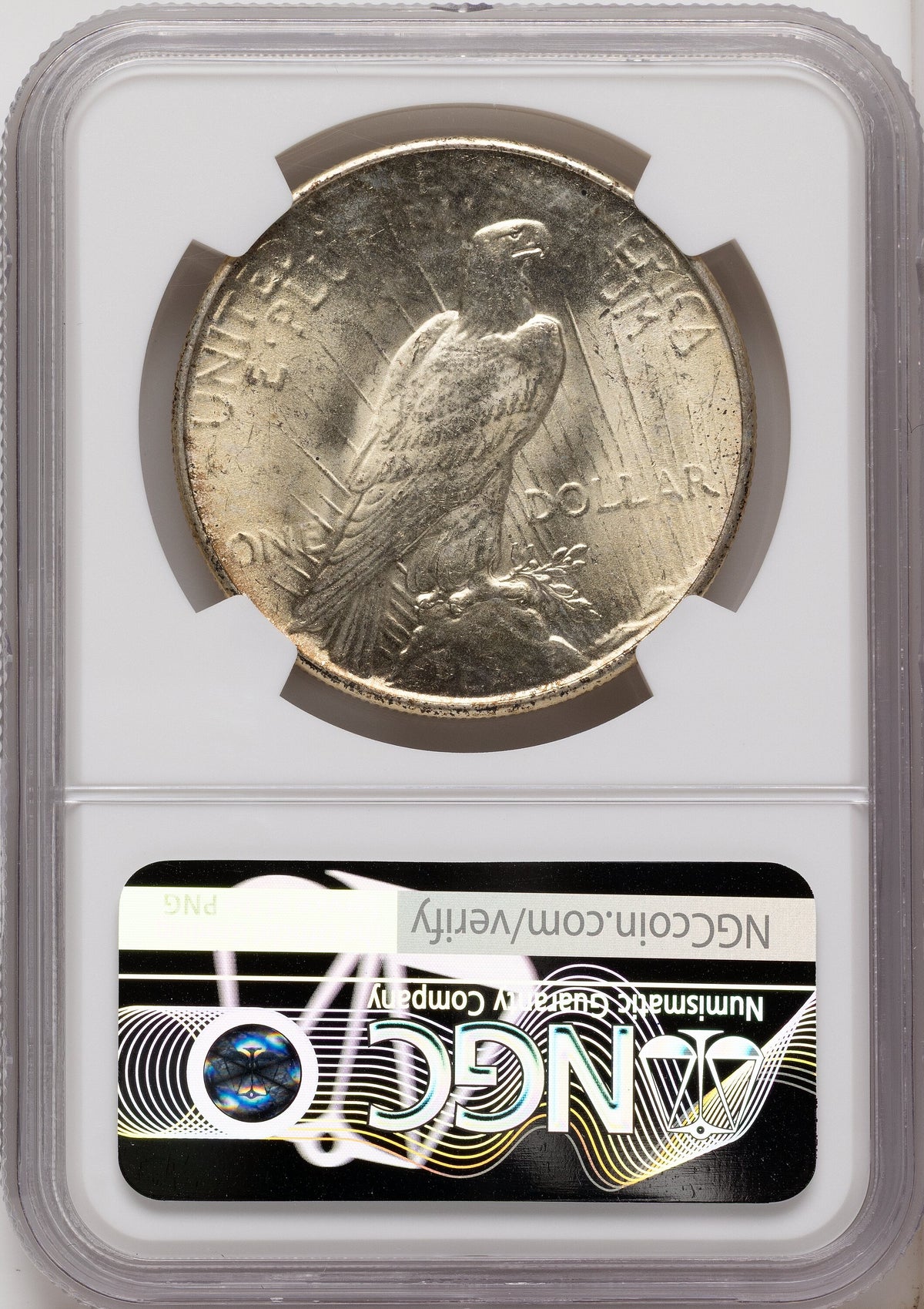 1935 Peace Dollar NGC MS66