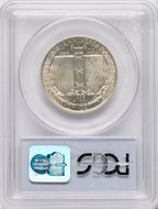 1936 50C Gettysburg Commemorative Silver PCGS MS66