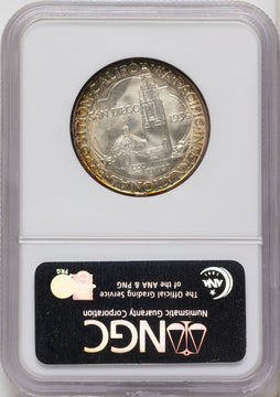 1936-D 50C San Diego Commemorative Silver NGC MS67