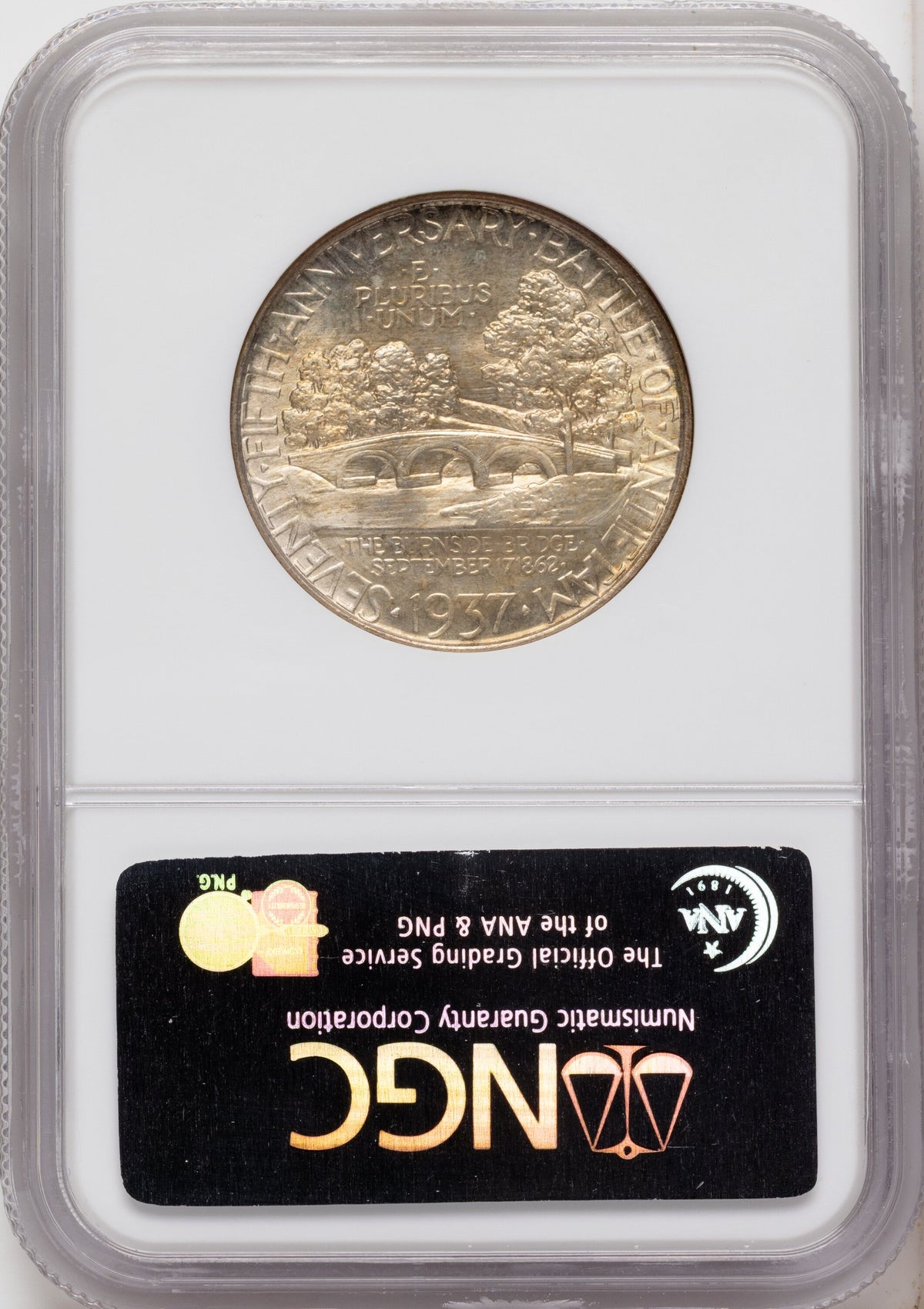 1937 50C Antietam Commemorative Silver NGC MS67
