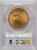 1909-S $20 Saint-Gaudens Double Eagle PCGS MS65