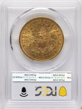 1876-S $20 Liberty Double Eagle PCGS MS61