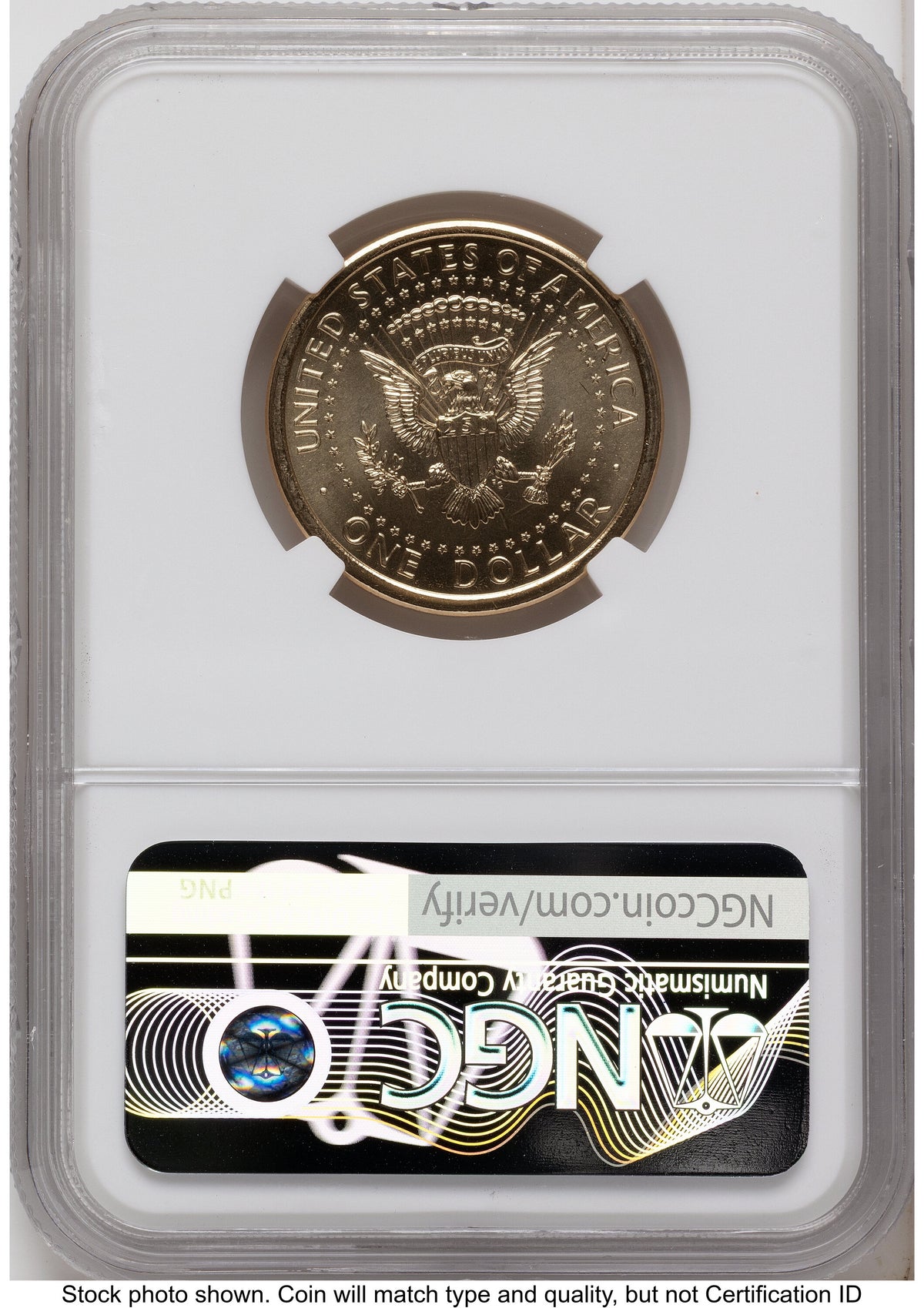 2026 Semiquincentennial President Donald J. Trump $1 (Privy Mark) AR America 250 Congress Building Label NGC MS67