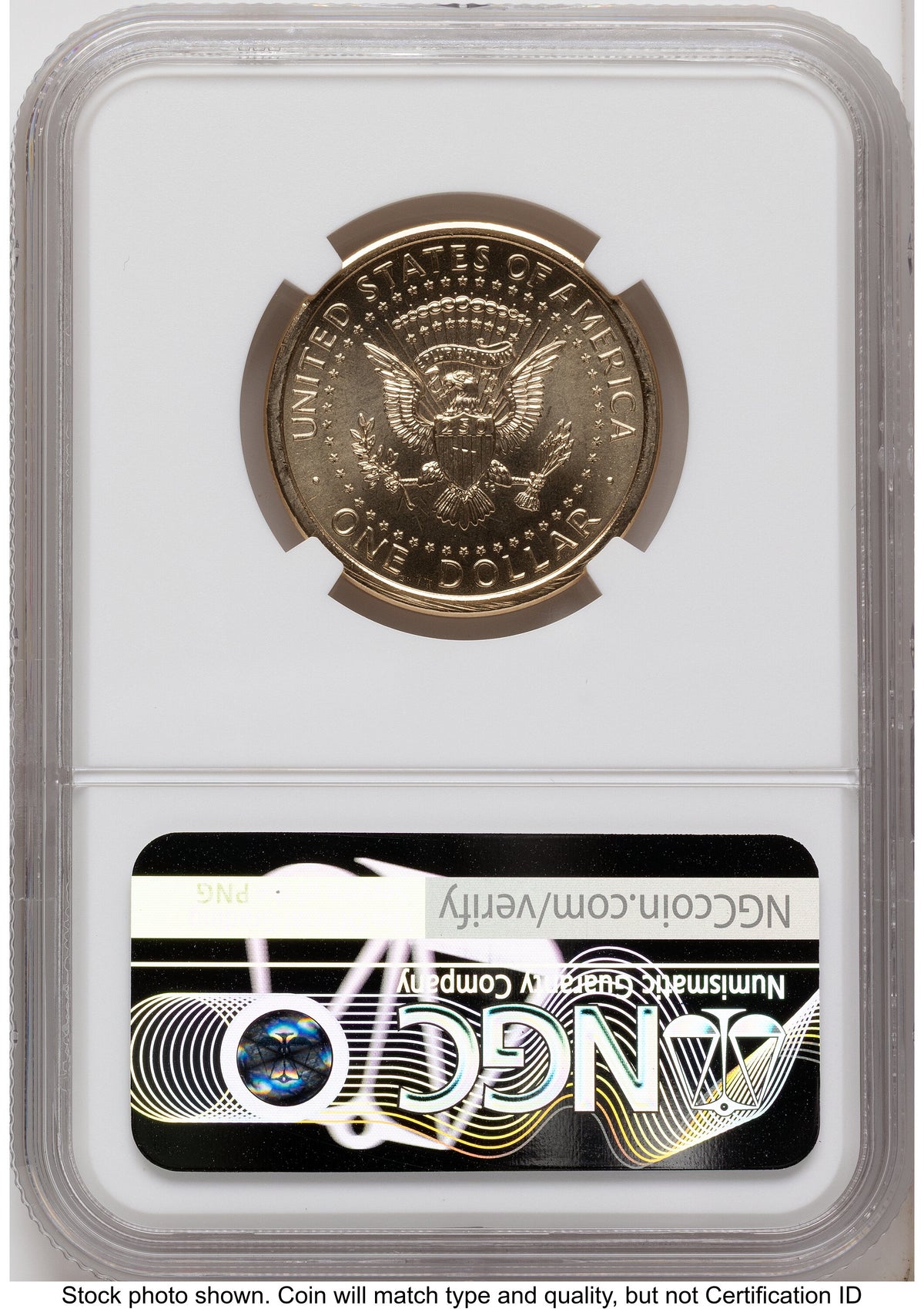2026 Semiquincentennial President Donald J. Trump $1 (Privy Mark) AR Trump Label NGC MS65