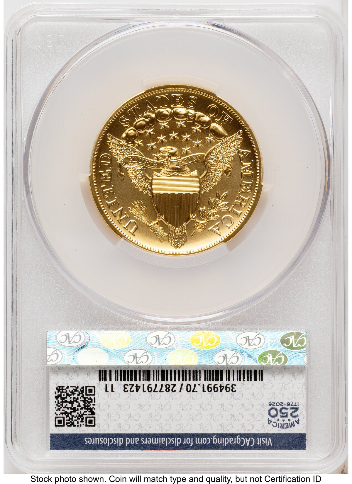 2026 Best of the Mint 1804 Gold Dollar 1 oz First Day of Delivery America 250 Flag Label CACG MS70