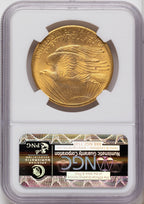 1907 $20 Saint Saint-Gaudens Double Eagle NGC MS66