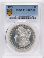 1896 CA Proof Morgan Dollar PCGS PR64