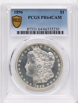 1896 CA Proof Morgan Dollar PCGS PR64