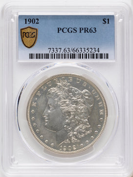 1902 Proof Morgan Dollar PCGS PR63