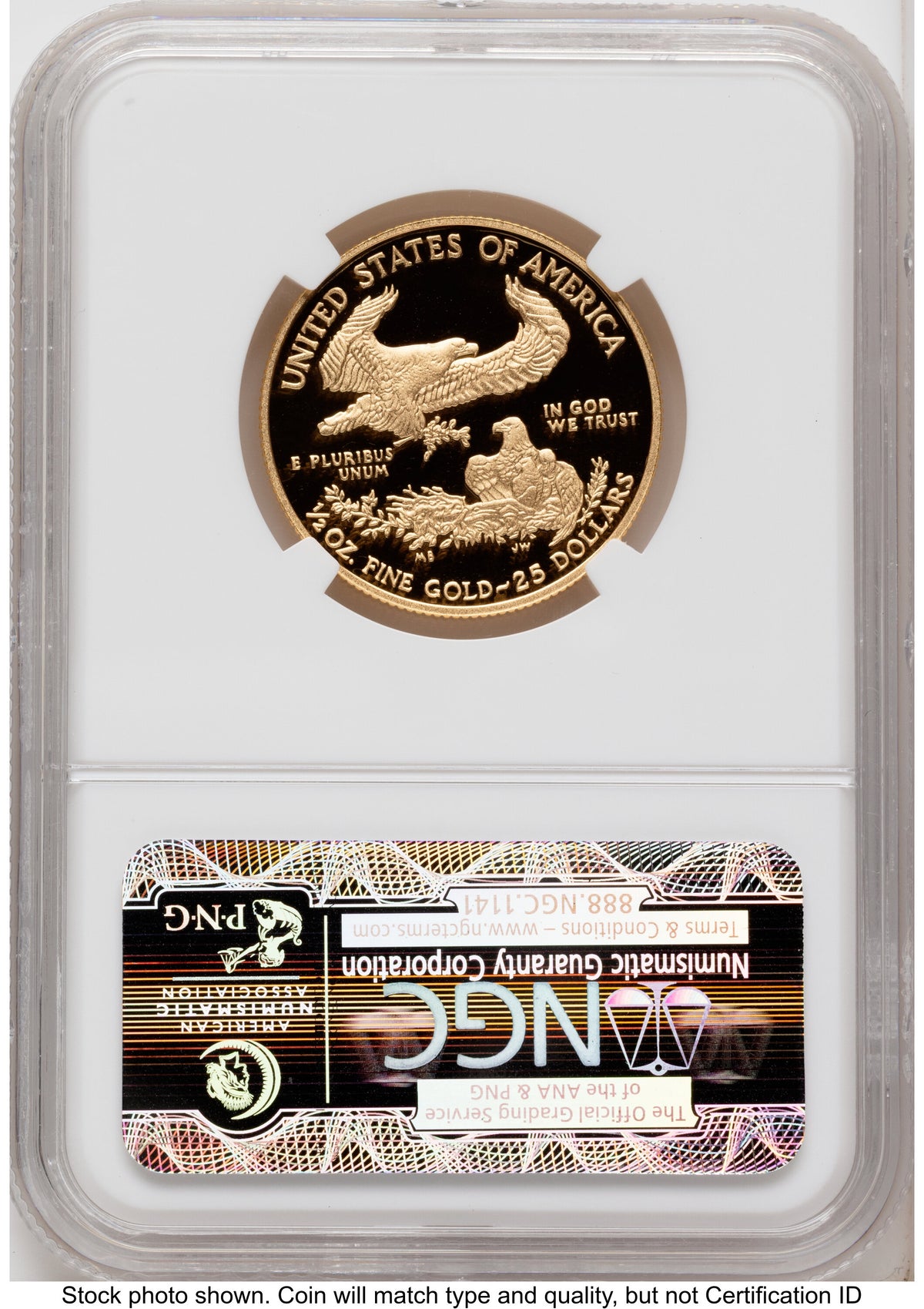 2013-W Proof Gold Eagle 1/2 oz Brown Label NGC PF70