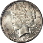 1923-D Peace Dollar PCGS MS66