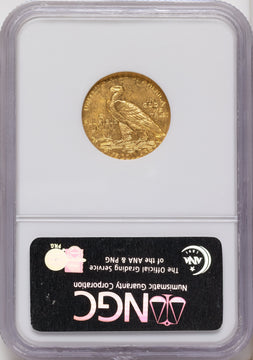 1908 $5 Indian Half Eagle NGC MS63