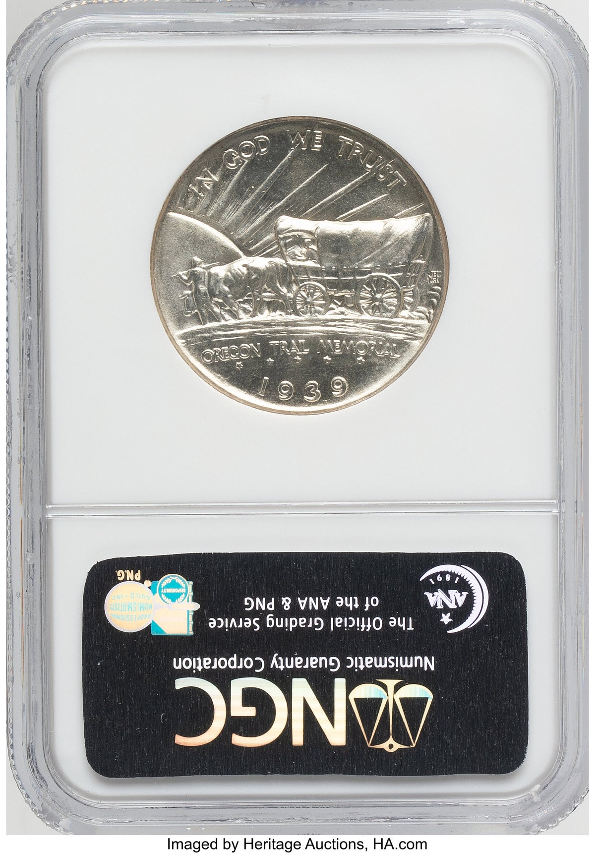 1939 50C Oregon Commemorative Silver NGC MS67
