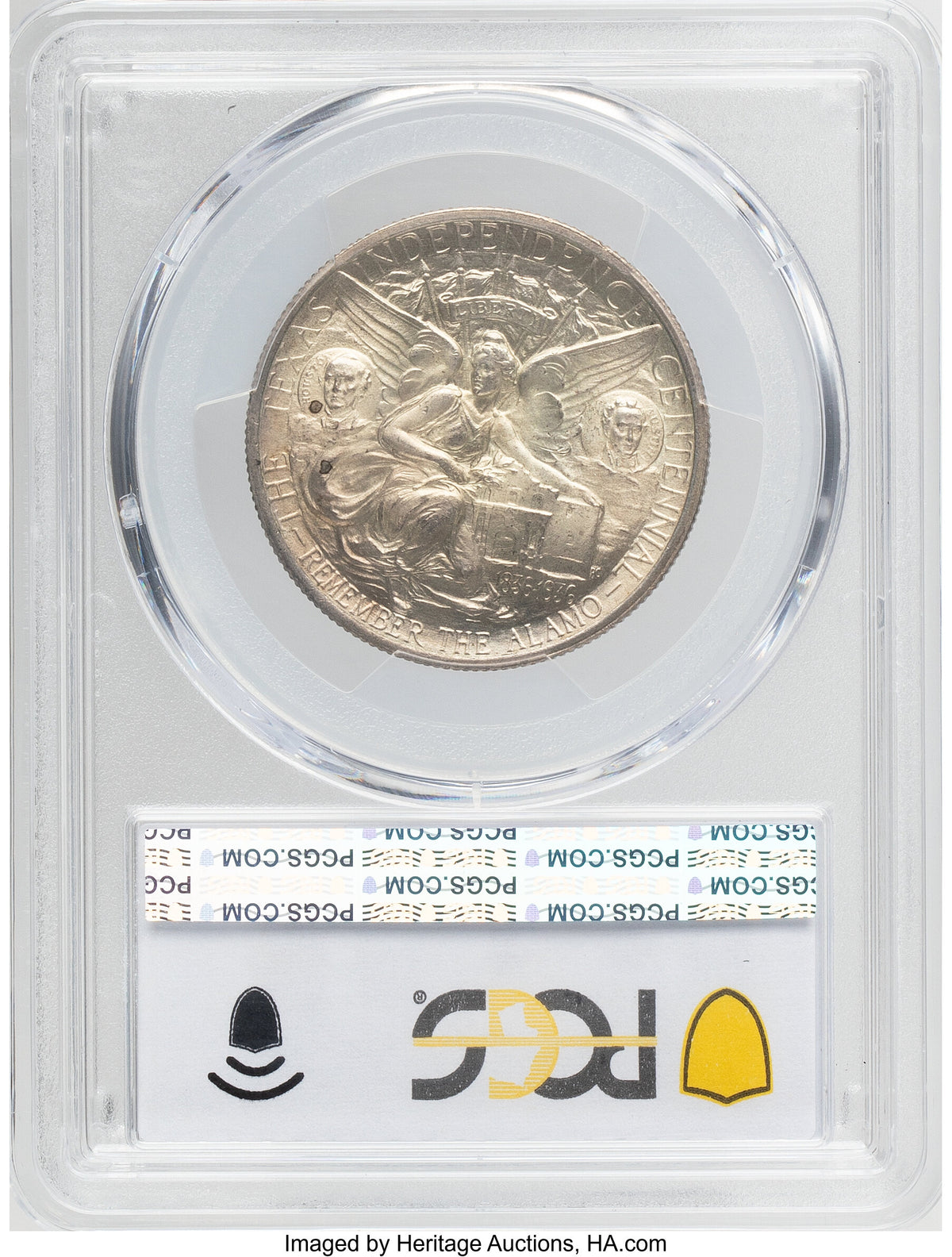1935 50C Texas Commemorative Silver PCGS MS66