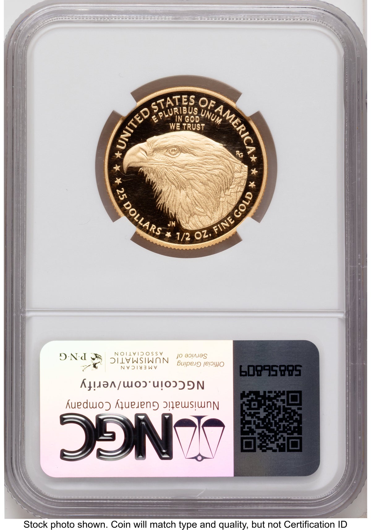 2024-W Proof Gold Eagle 1/2 oz AR Red Book NGC PF70