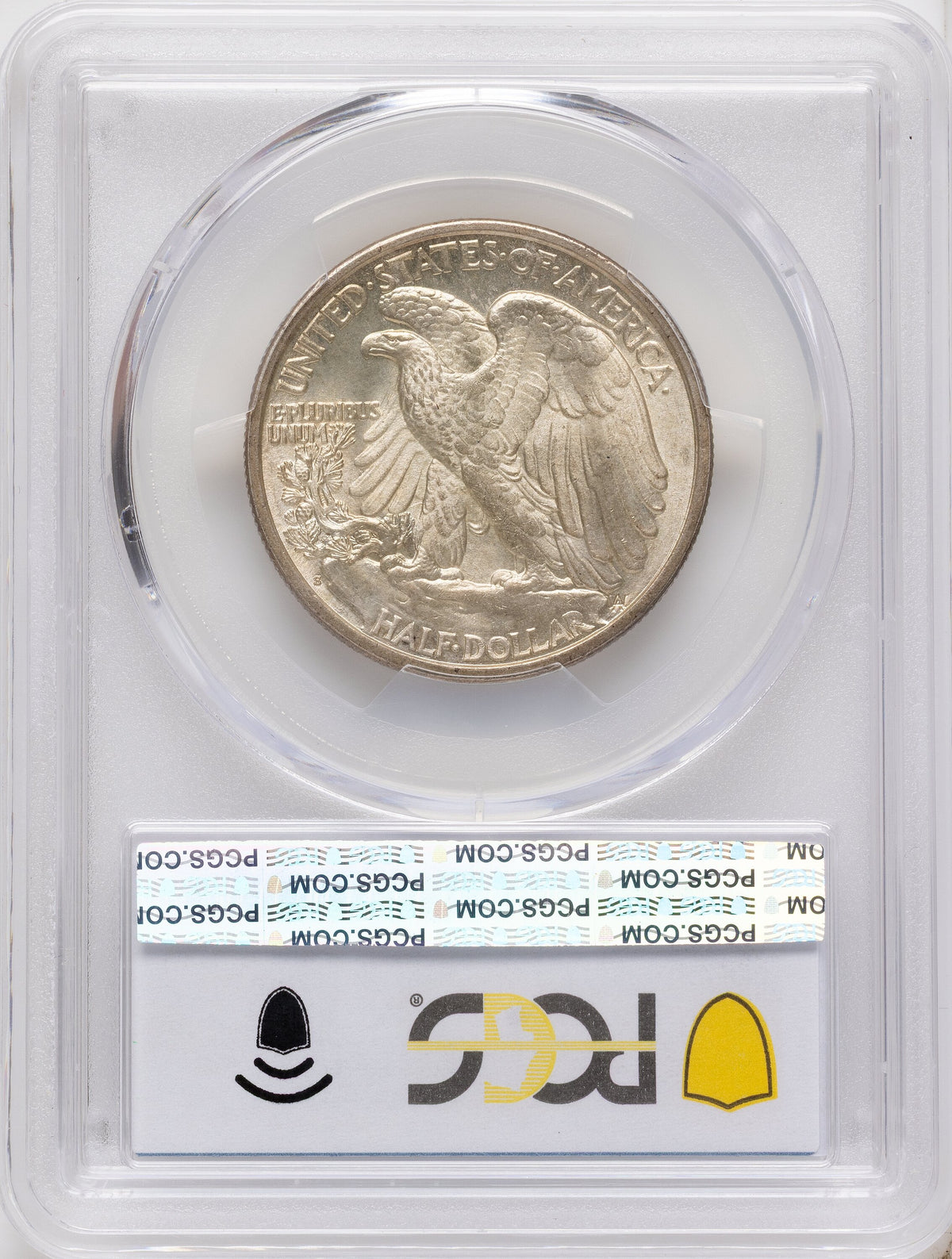 1917-S 50C REVERSE Walking Liberty Half Dollar PCGS MS65