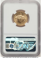 2021-W TY2 Gold Eagle 1/4 oz Unfinished Proof Dies Jennie Eagle Flag NGC PF70 Norris