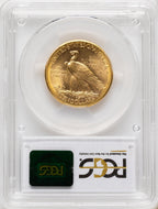 1910-D $10 Blue Gradient Indian Eagle PCGS MS65