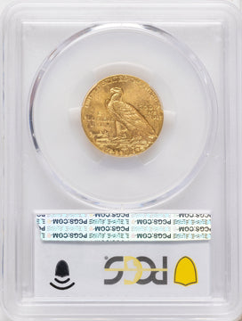 1910 $5 Blue Gradient Indian Half Eagle PCGS MS64