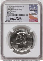 2026-W Palladium Eagle 1 oz Uncirculated ER Mike Castle NGC MS70