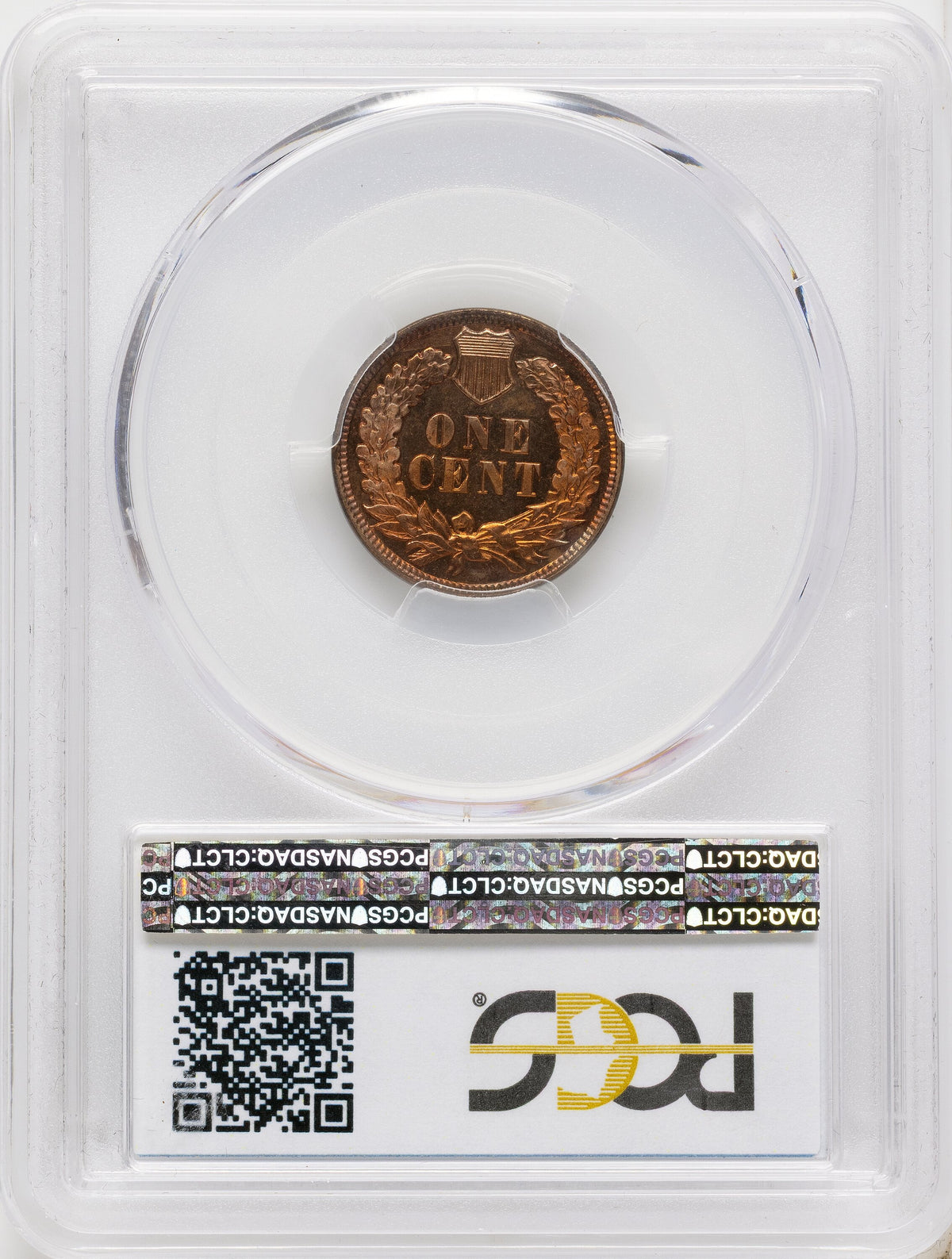 1891 1C RB Proof Indian Cent PCGS PR65
