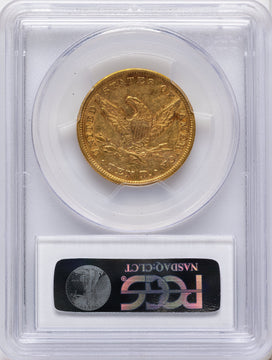 1856 $10 Liberty Eagle PCGS AU53
