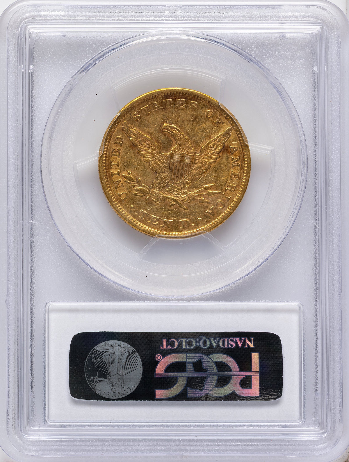 1856 $10 Liberty Eagle PCGS AU53