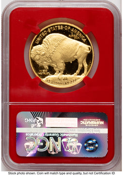 2016-W Proof Gold Buffalo 1 oz FDI Mike Castle Red Core NGC PF70