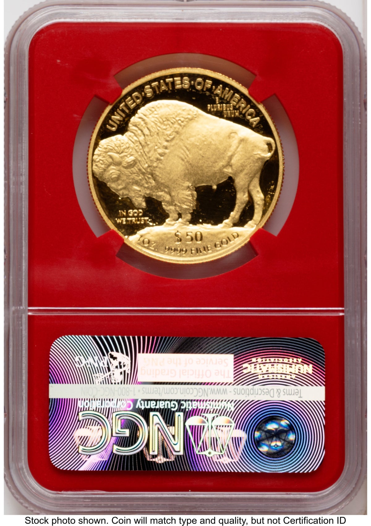 2016-W Proof Gold Buffalo 1 oz FDI Mike Castle Red Core NGC PF70