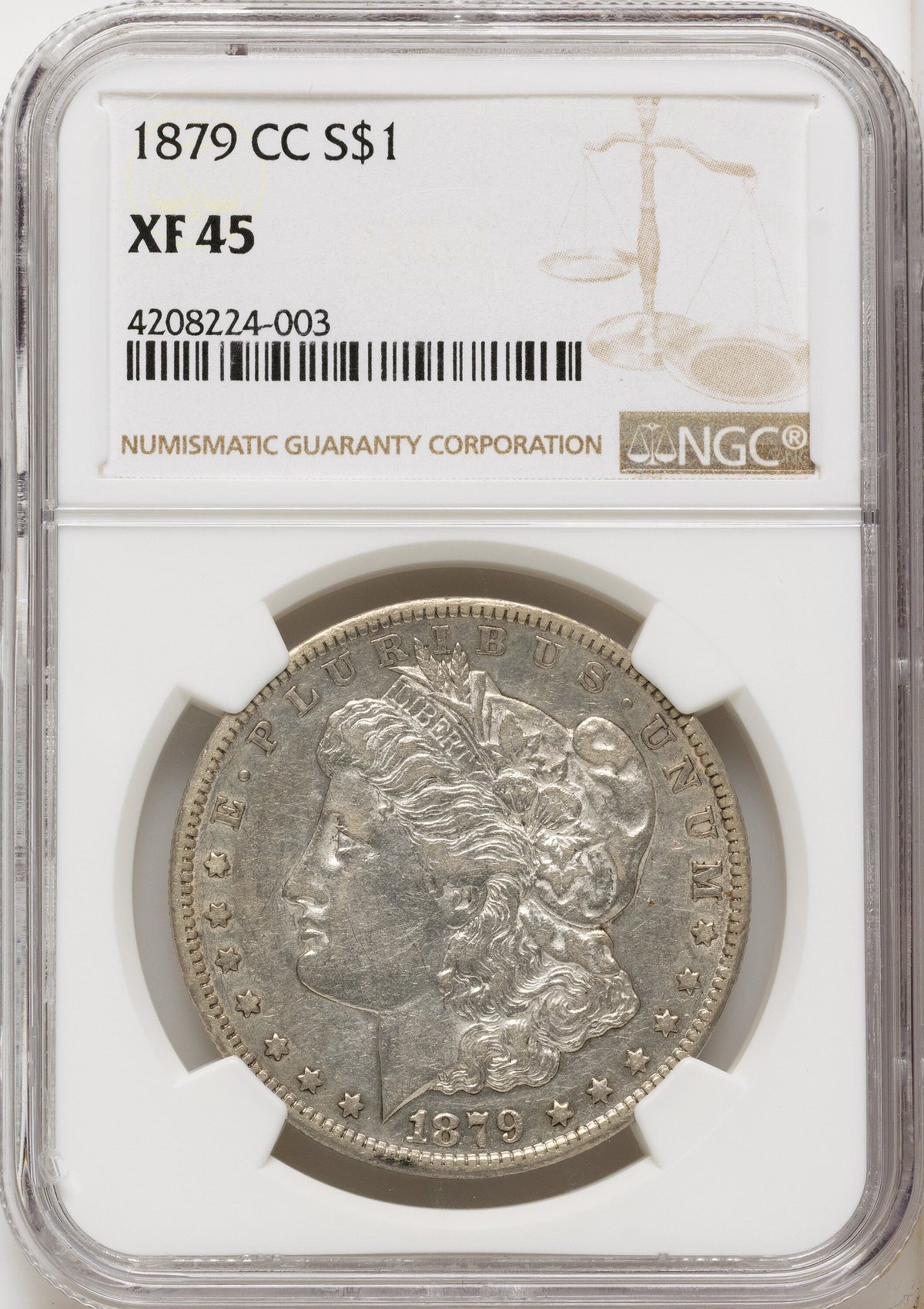 1879-CC Morgan Dollar NGC XF45