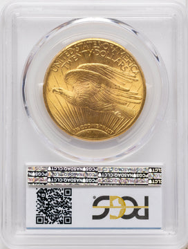1927 $20 Blue Gradient Saint-Gaudens Double Eagle PCGS MS65+