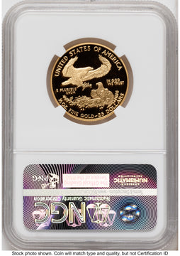 1995-W Proof Gold Eagle 1/2 oz Saint Gaudens Label NGC PF70