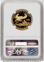 1995-W Proof Gold Eagle 1/2 oz Saint Gaudens Label NGC PF70