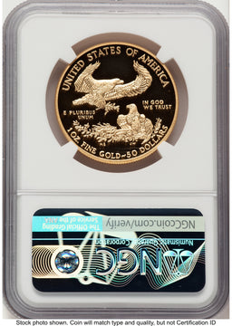 2016-W Proof Gold Eagle 1 oz NGC PF70 Ed Moy