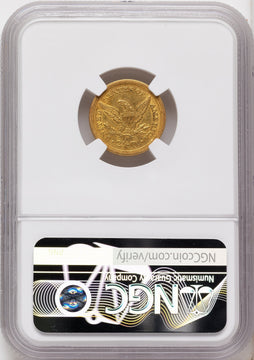 1842-O $2.50 Liberty Quarter Eagle NGC AU55