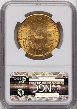 1895-S $20 Liberty Double Eagle NGC MS62