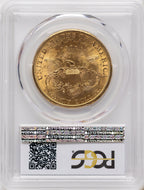 1884-S $20 Liberty Double Eagle PCGS MS61
