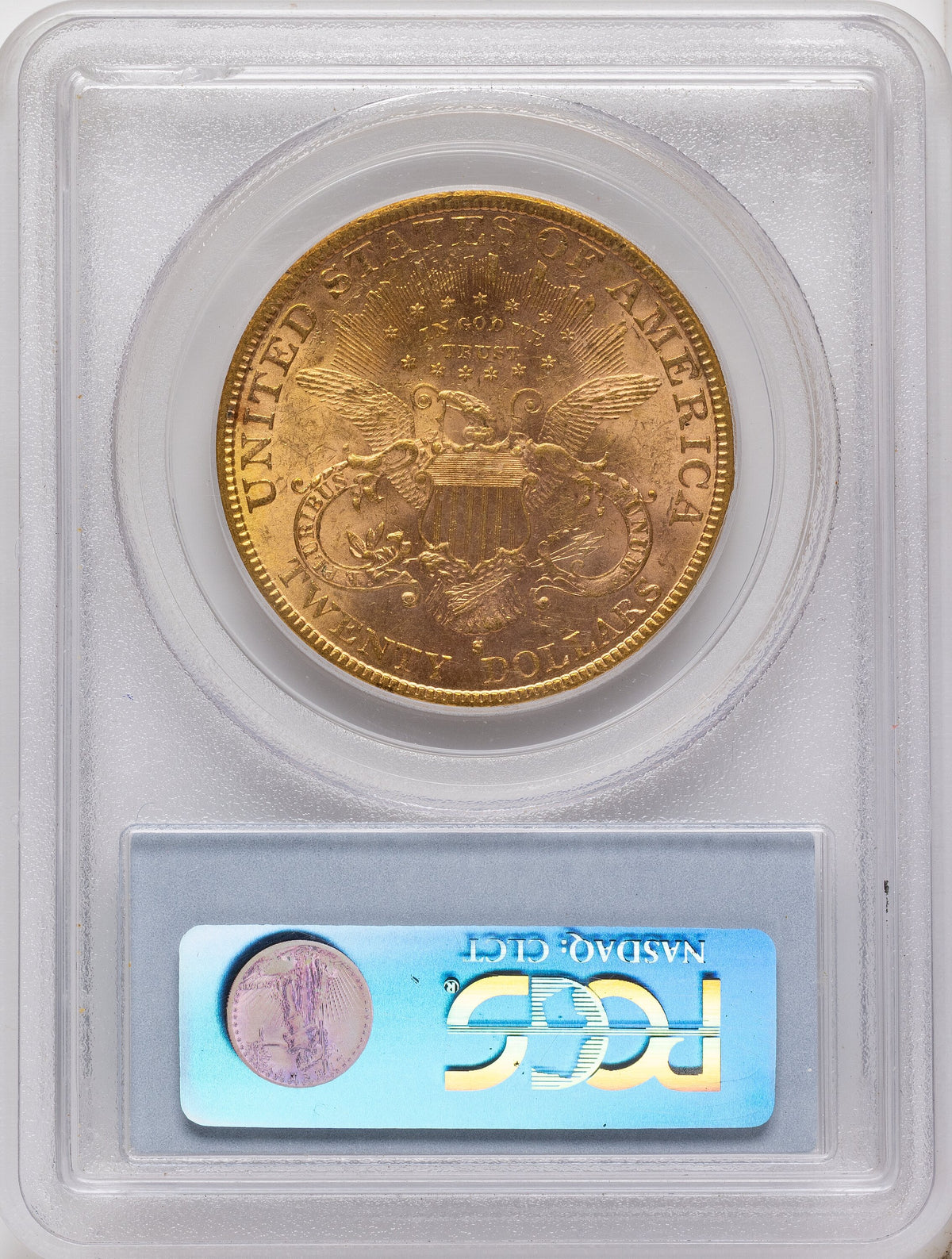 1882-S $20 Liberty Double Eagle PCGS MS61