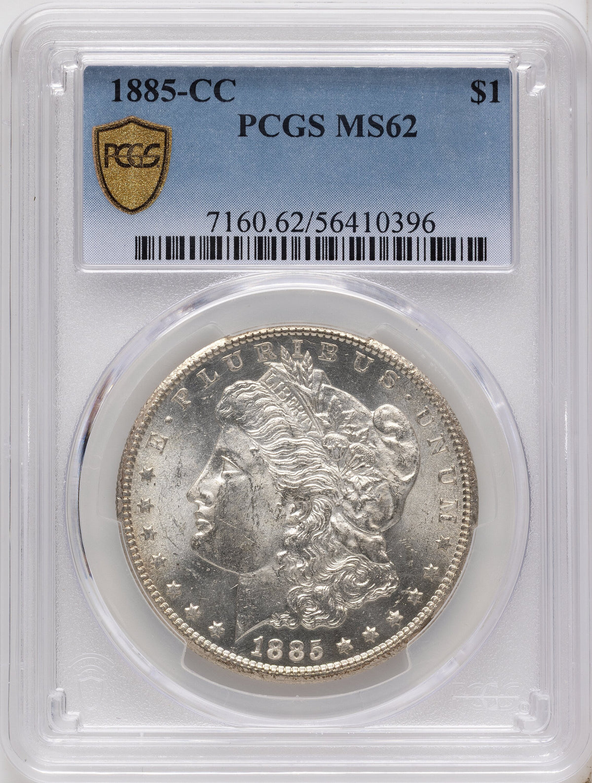 1885-CC Morgan Dollar PCGS MS62