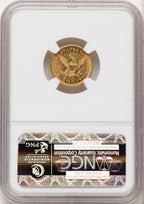 1884 $2.50 Liberty Quarter Eagle NGC MS61