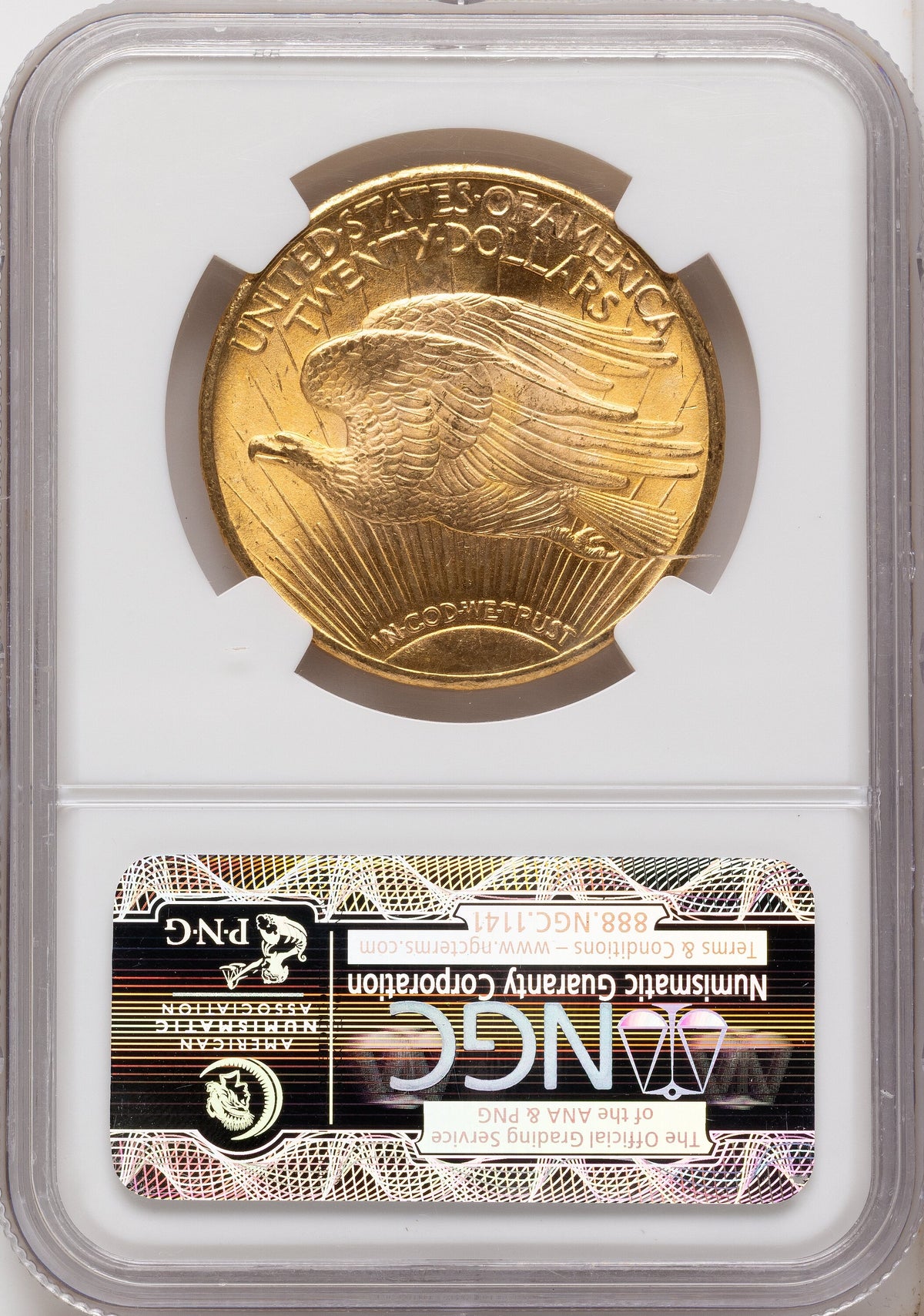 1924 $20 Saint Saint-Gaudens Double Eagle NGC MS66