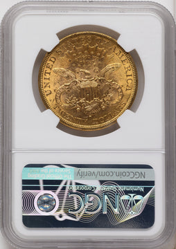 1877-S $20 CAC Liberty Double Eagle NGC MS61
