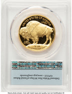 2016-W Proof Gold Buffalo 1 oz FS Bison Label PCGS PR70