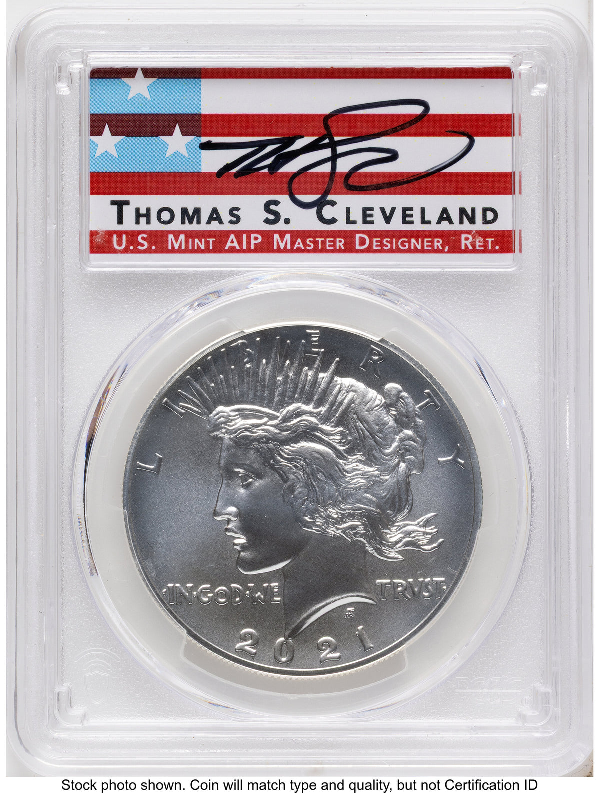 2021 6 Coin Morgan & Peace Dollar Set AR Thomas Cleveland Americana PCGS MS70