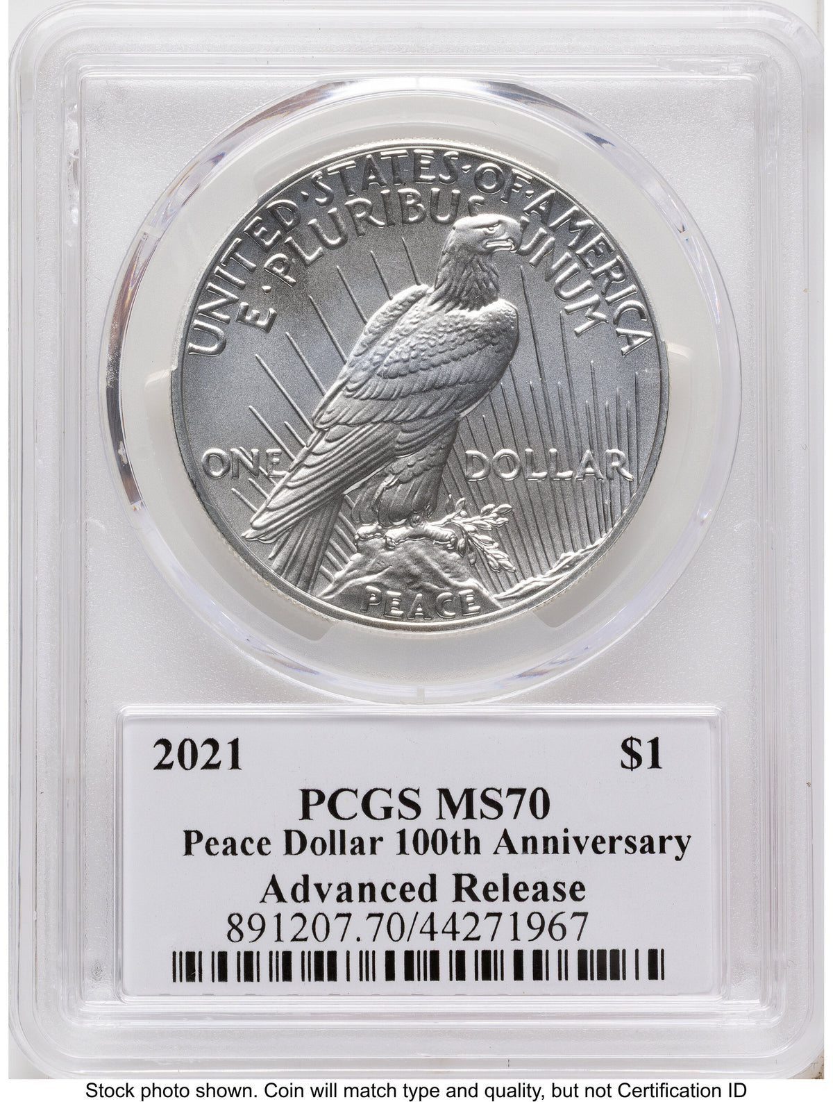 2021 6 Coin Morgan & Peace Dollar Set AR Thomas Cleveland Americana PCGS MS70
