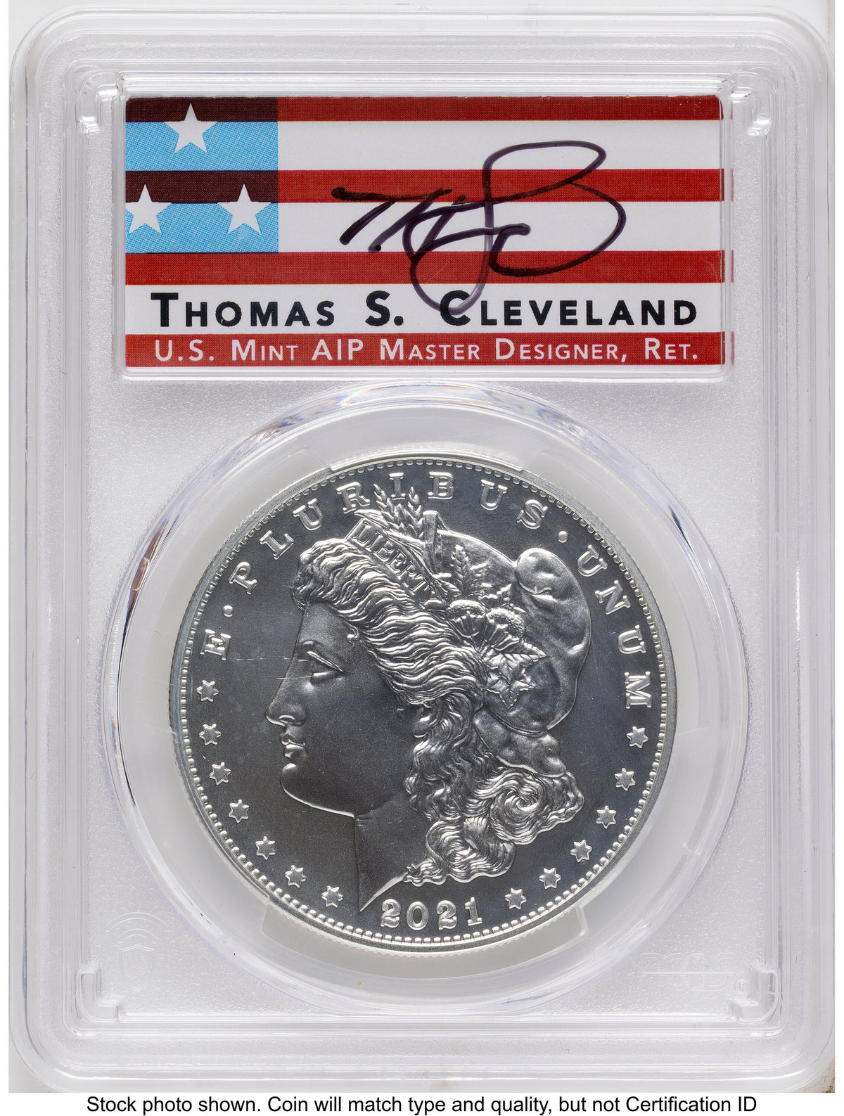 2021 6 Coin Morgan & Peace Dollar Set AR Thomas Cleveland Americana PCGS MS70