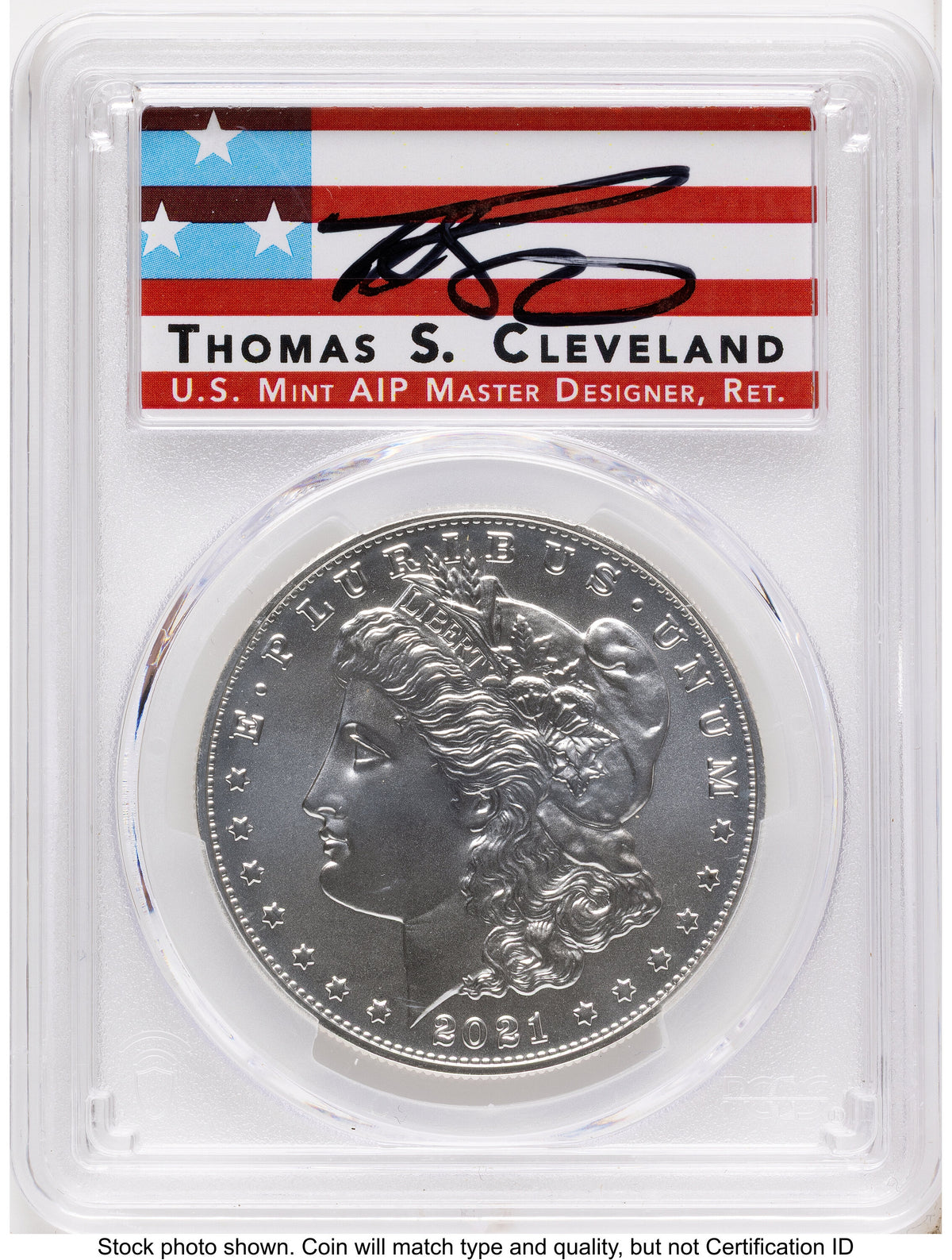 2021 6 Coin Morgan & Peace Dollar Set AR Thomas Cleveland Americana PCGS MS70